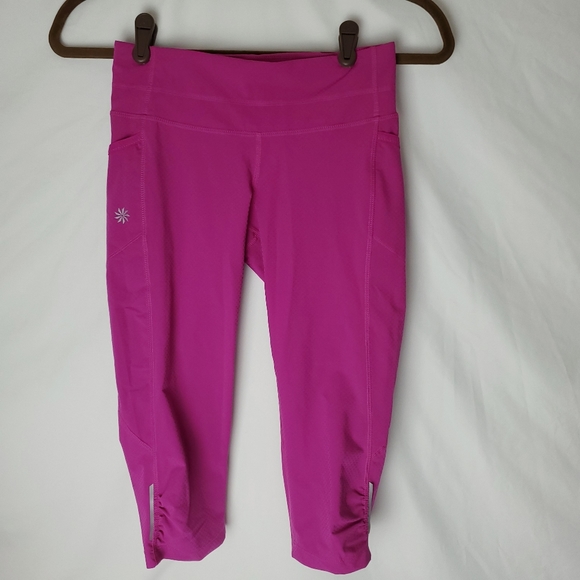 Athleta Dobby Be Free Fushia Knickers Size XXS - Picture 2 of 9